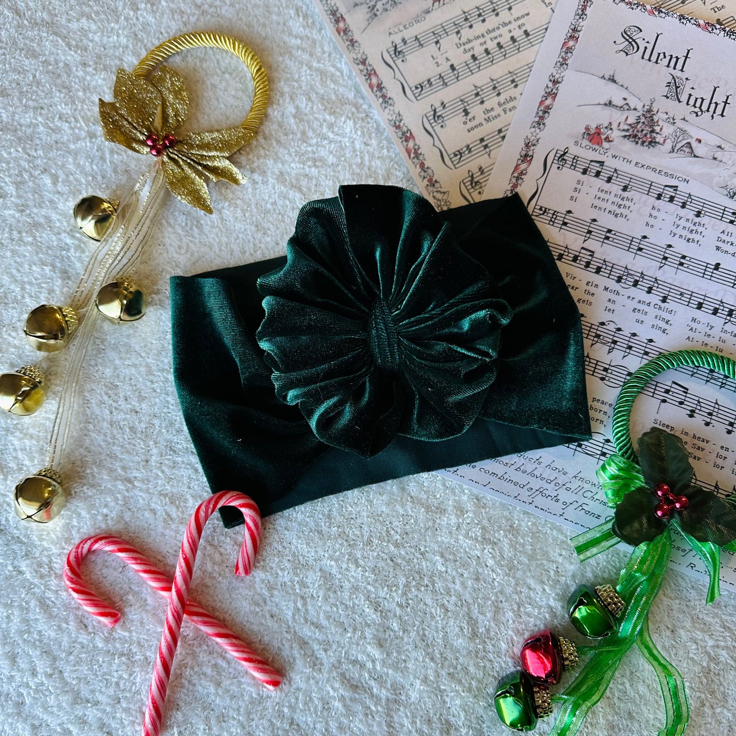 Emerald Messy Headwrap