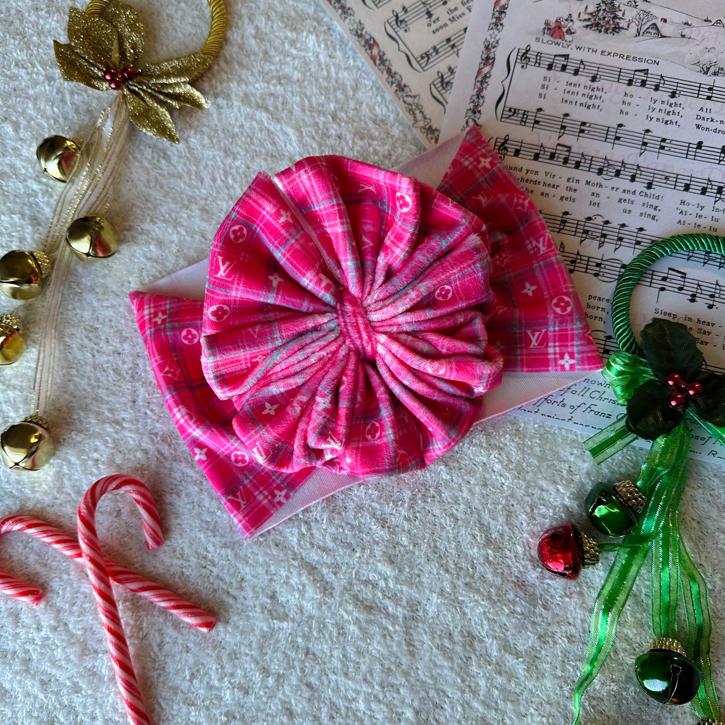 Holiday Designer Messy Headwrap