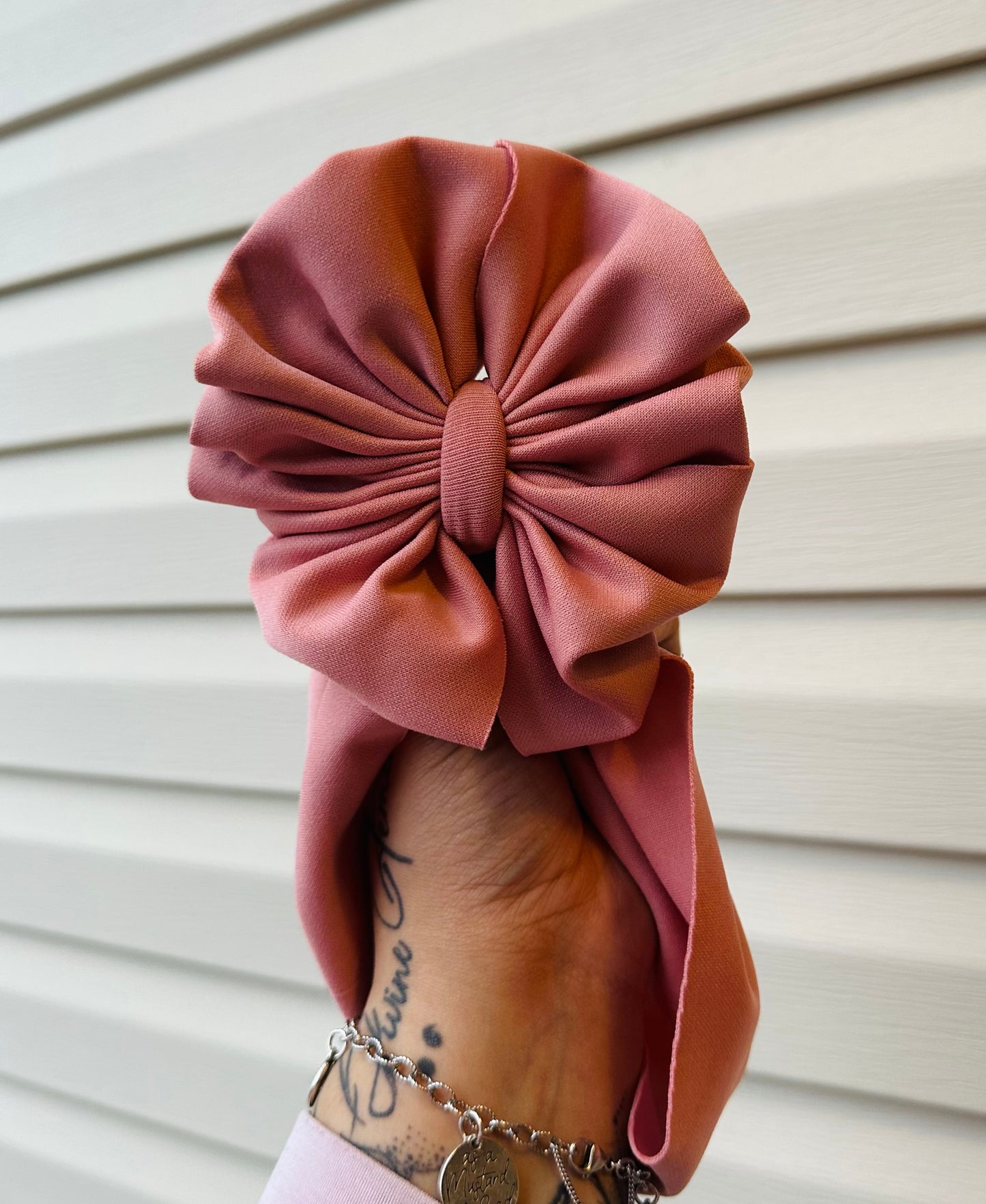 Blush Messy Headwrap