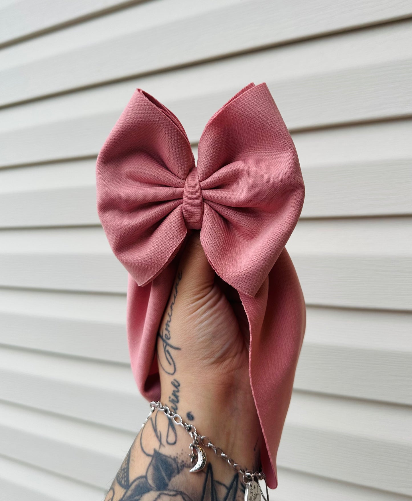 Blush Big Bow Headwrap