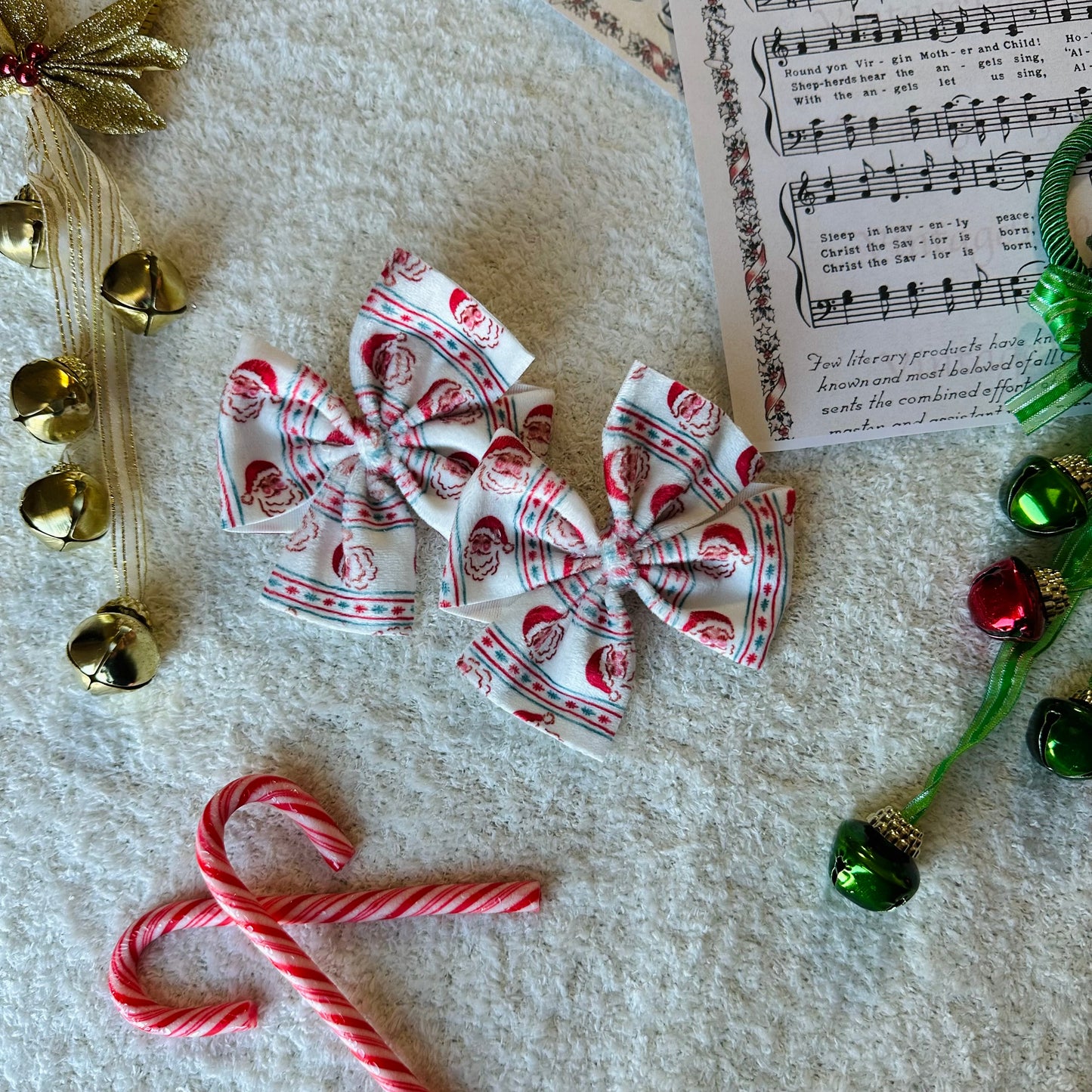 Holiday Santa Pinwheels