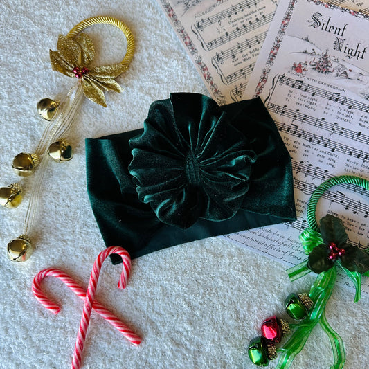 Emerald Messy Headwrap