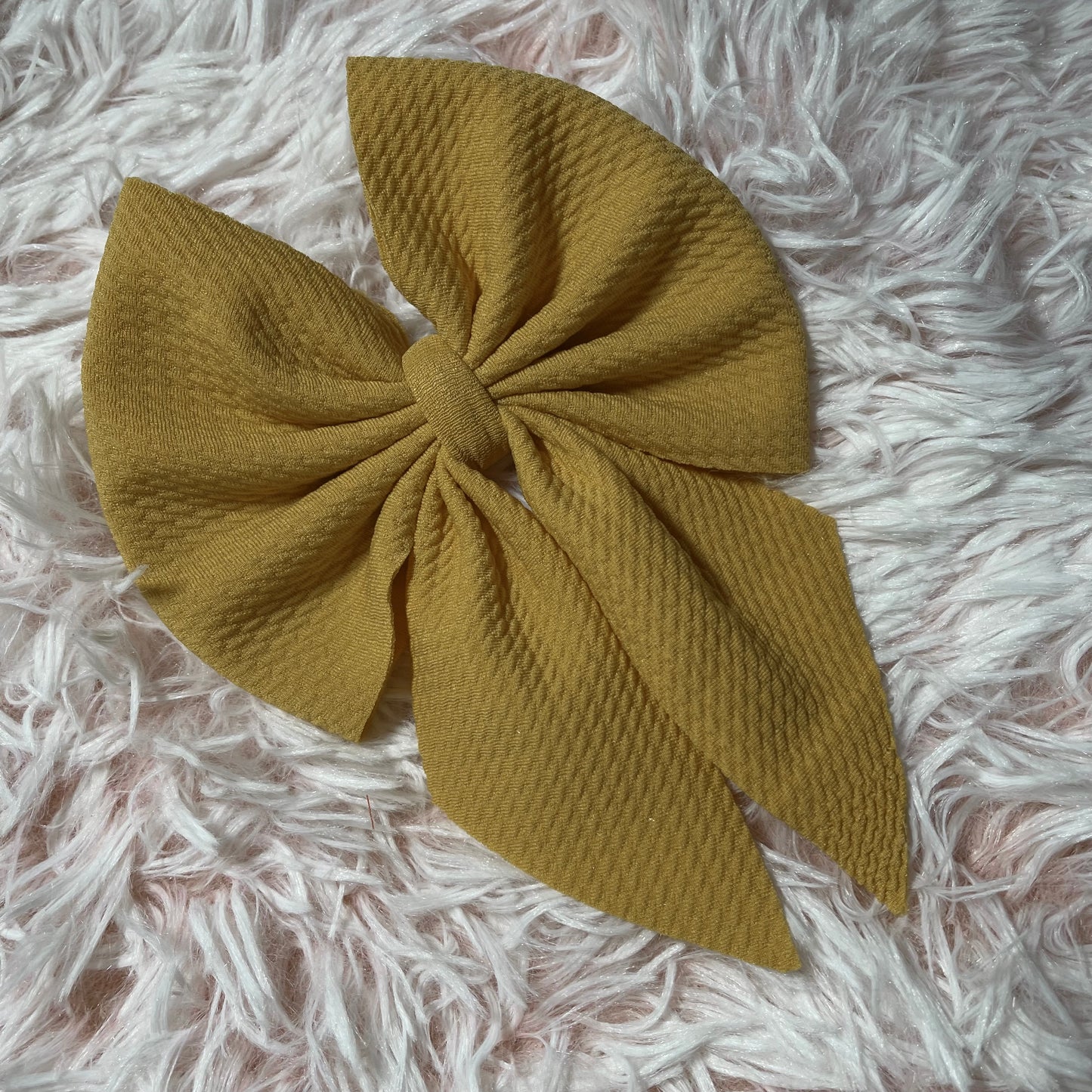 5" Mustard Sailor Bow