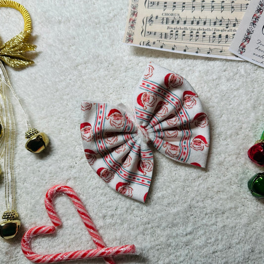 Holiday Santa Big Bow