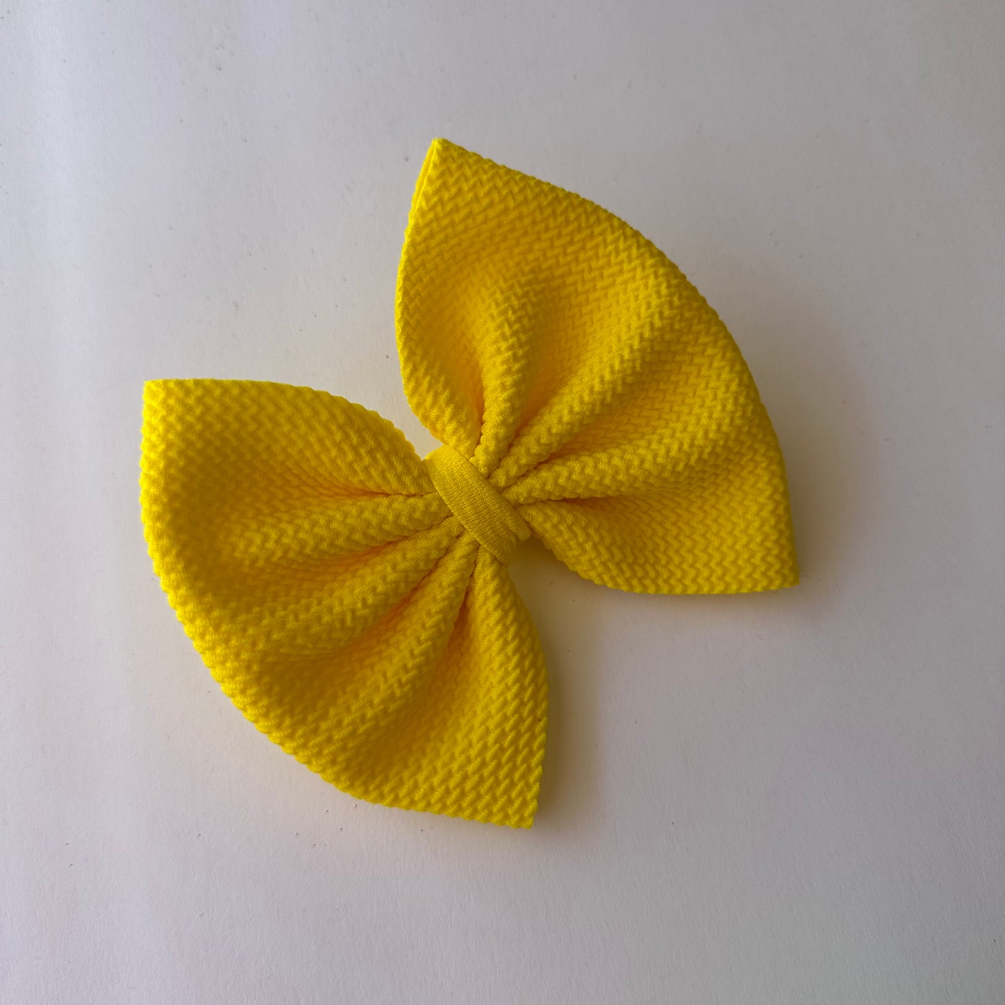 Sunny Yellow Big Bow