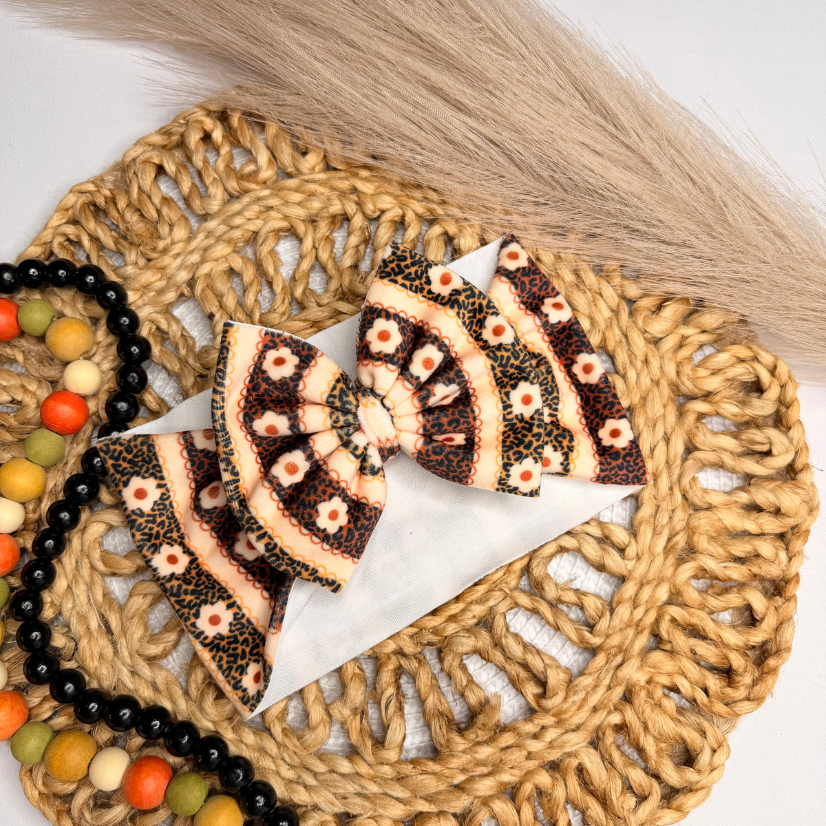 Cheetah Florals Headwrap
