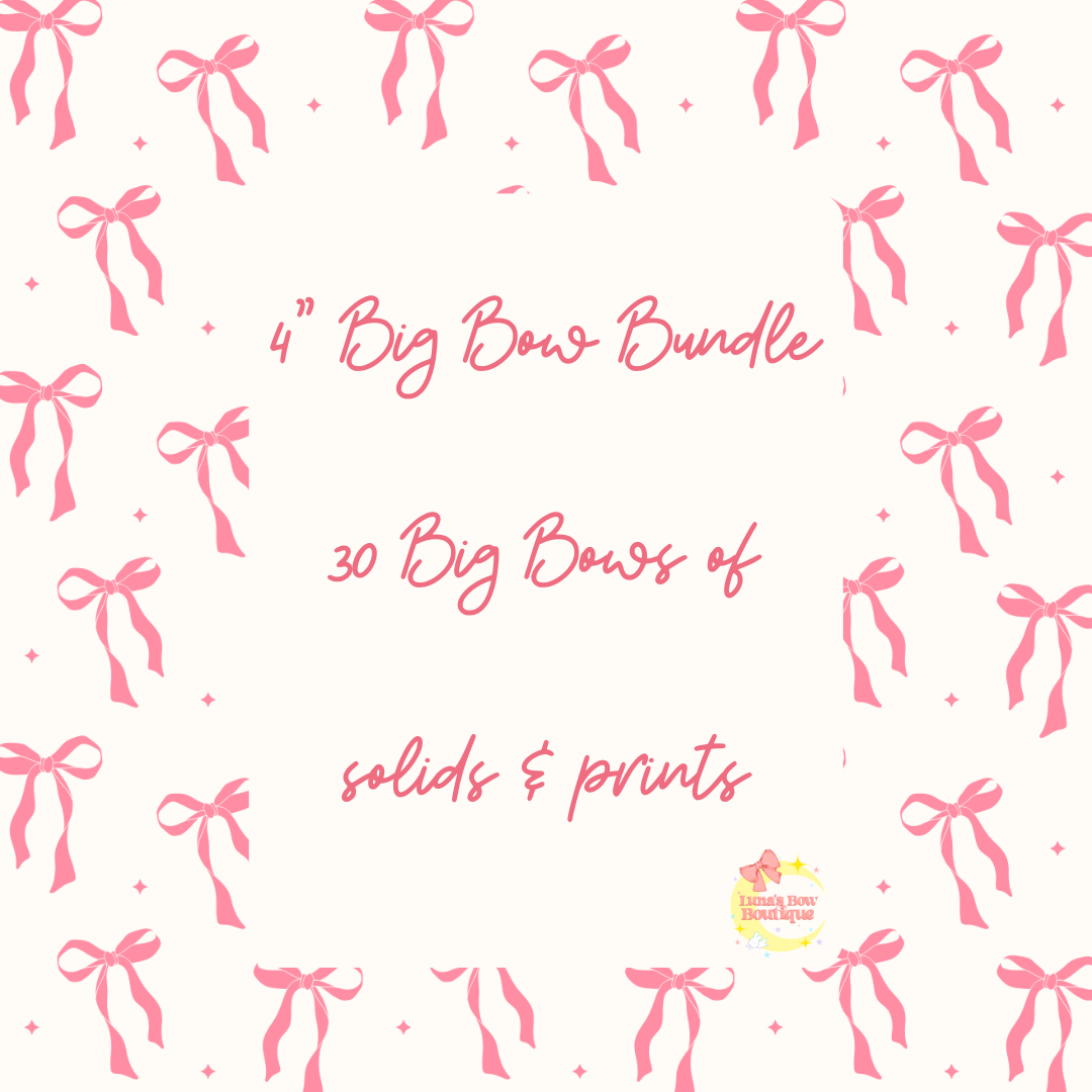 4" Big Bow Bundle Set