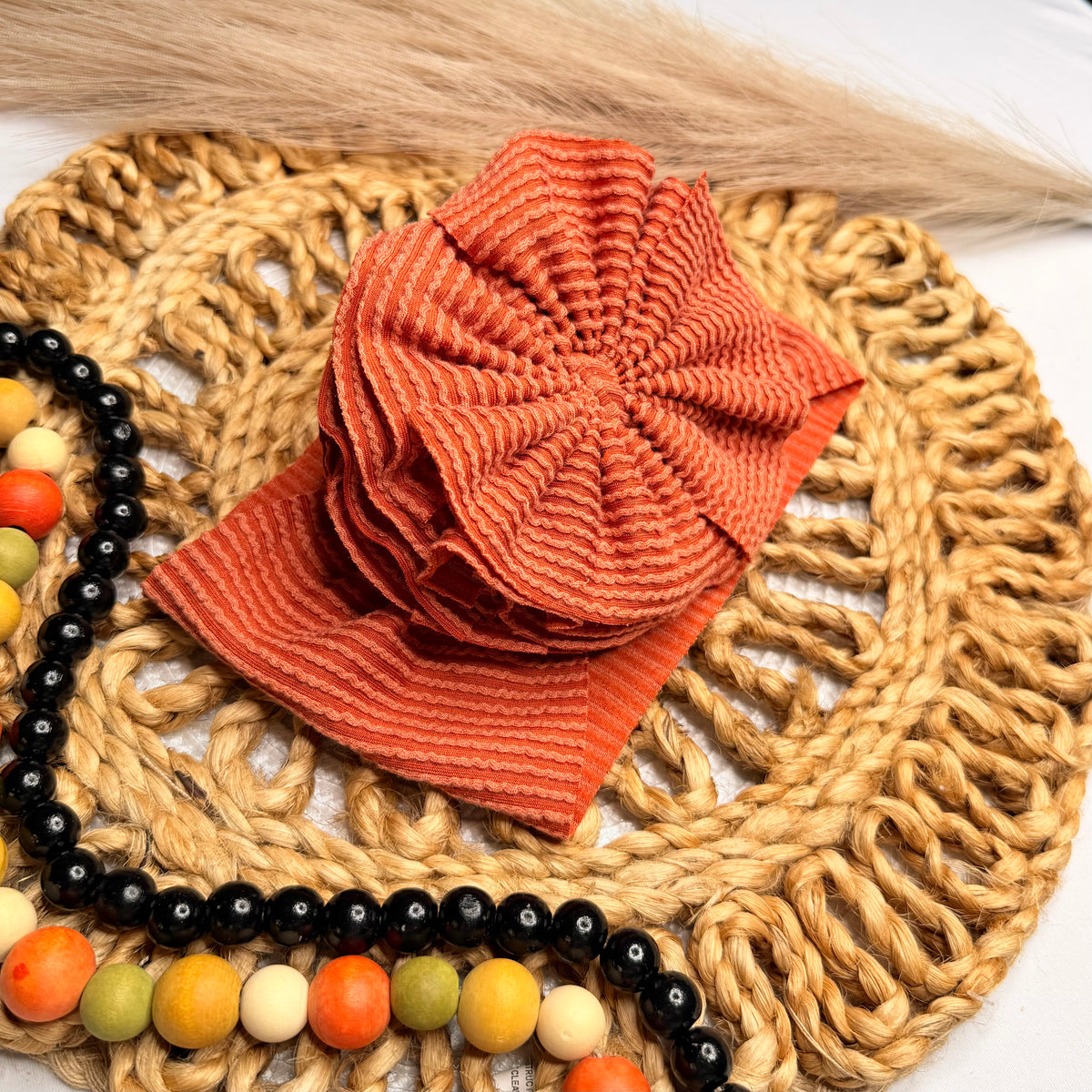 Sienna Waved Shredded Headwrap