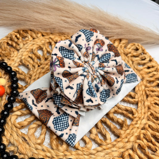 Funky Ghosties Shredded Headwrap