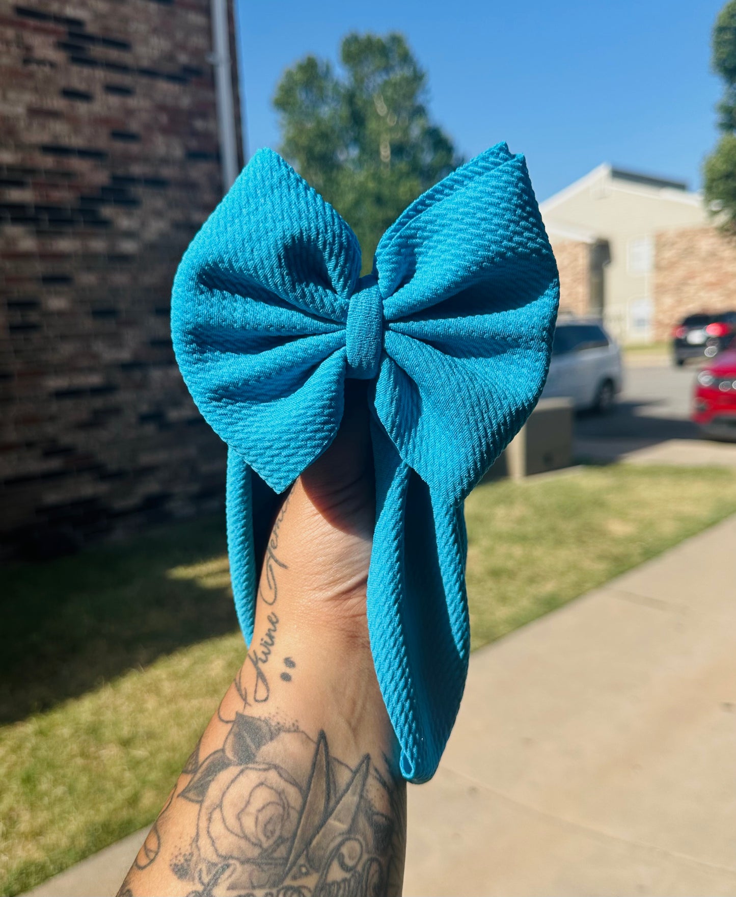 Summer Skies Big Bow Headwrap