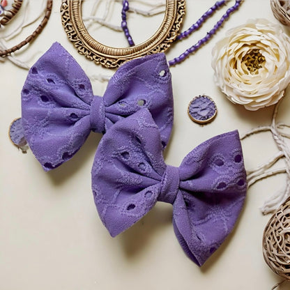 Lavender Eyelet