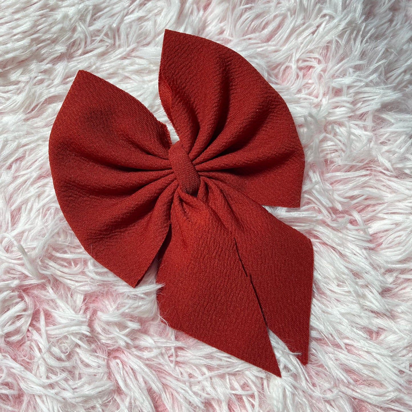 5" Rustic Red Sailor Bow