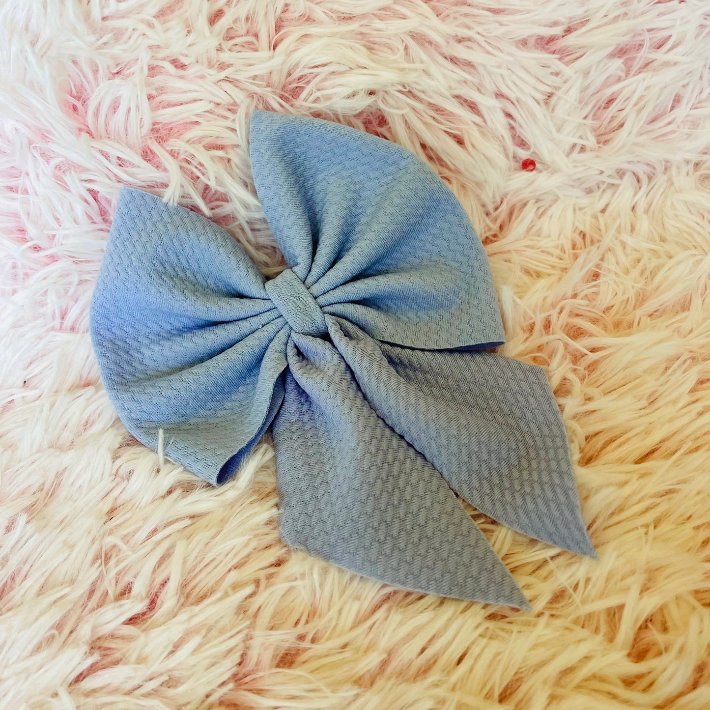 5" Luna Blue Sailor Bow