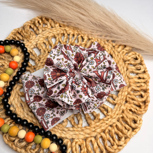 Brown Designer Shredded Headwrap