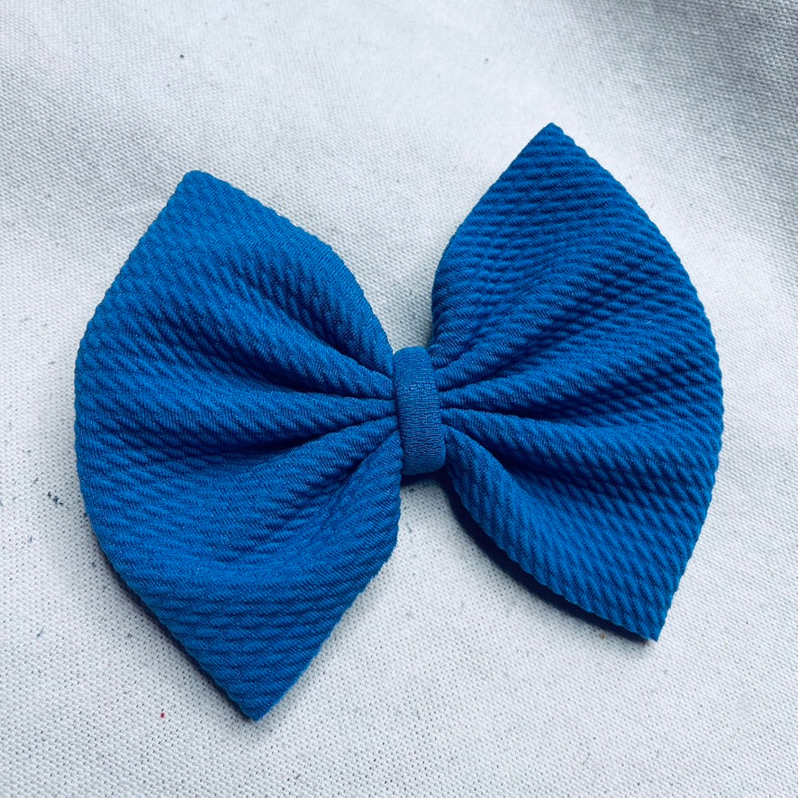 Nevaeh Blue Big Bow