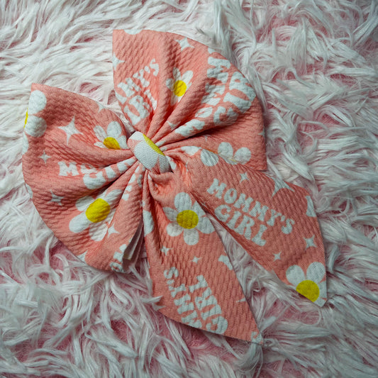 5" Mommy's Girl Sailor Bow