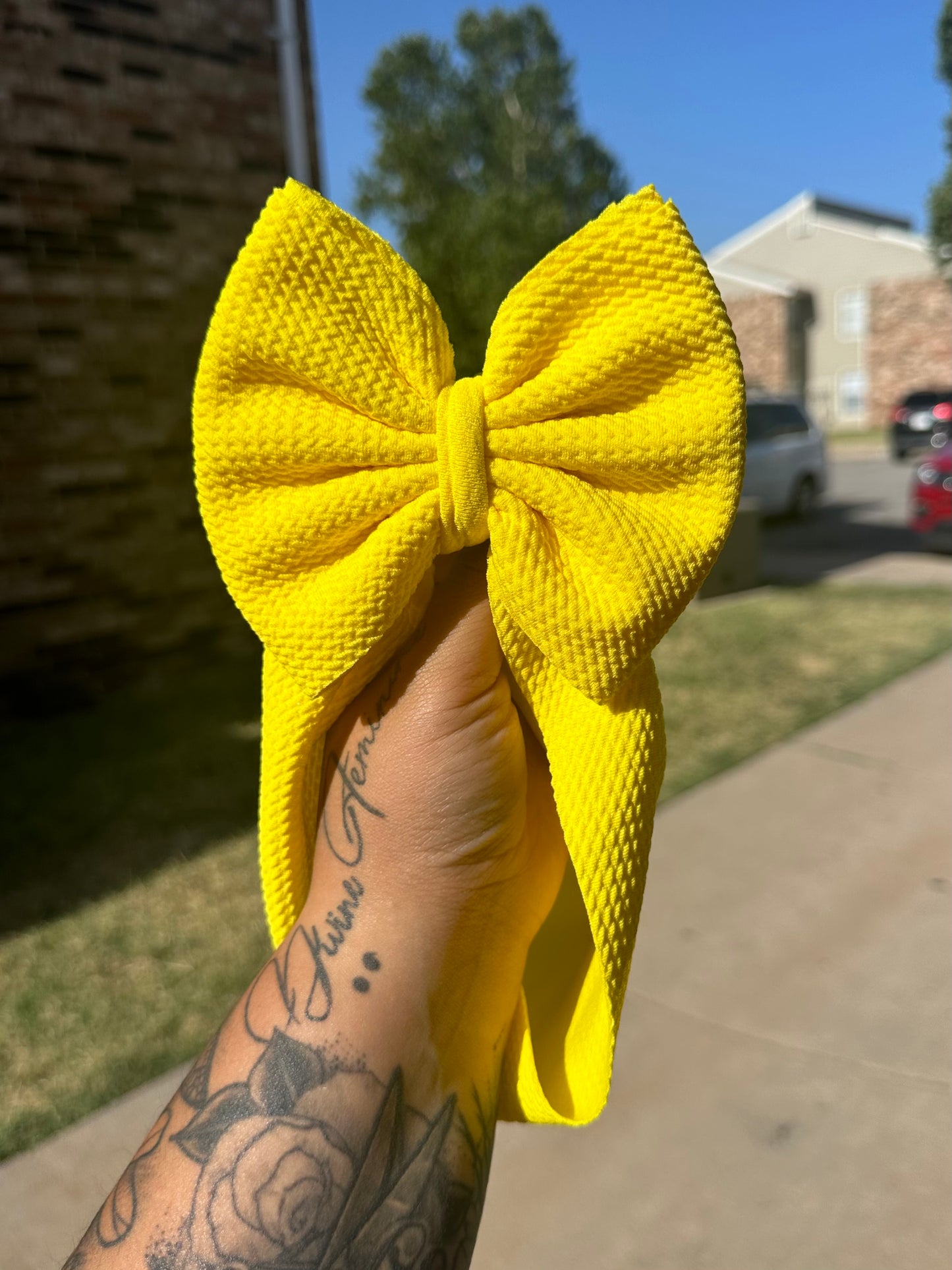 Sunny Big Bow Headwrap