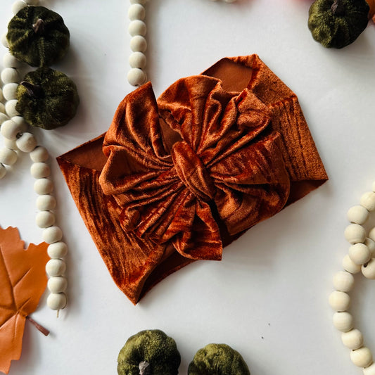 Pumpkin Patch Messy Headwrap