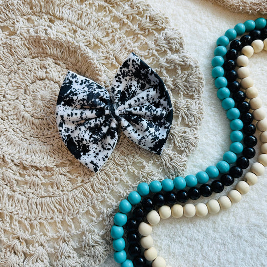 Cowprint Big Bow