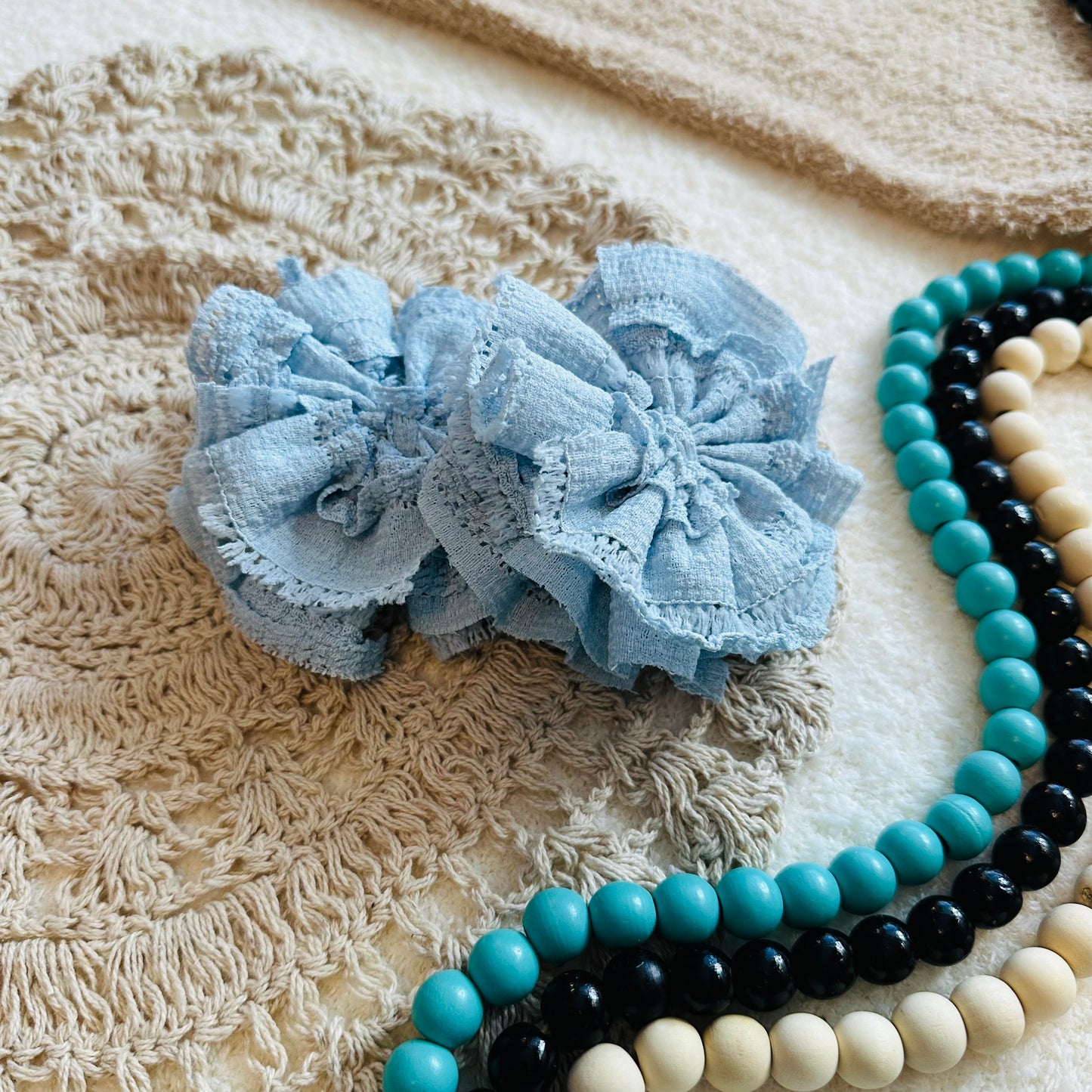 Powder Blue Shredded Piggies
