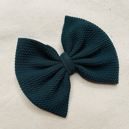 Forest Green Big Bow