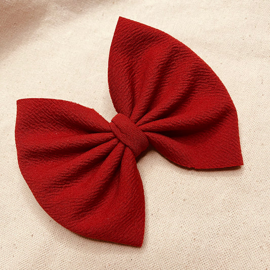 Rustic Red Big Bow